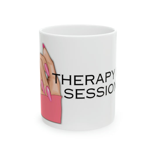 Therapy Session Ceramic Mug, 11oz